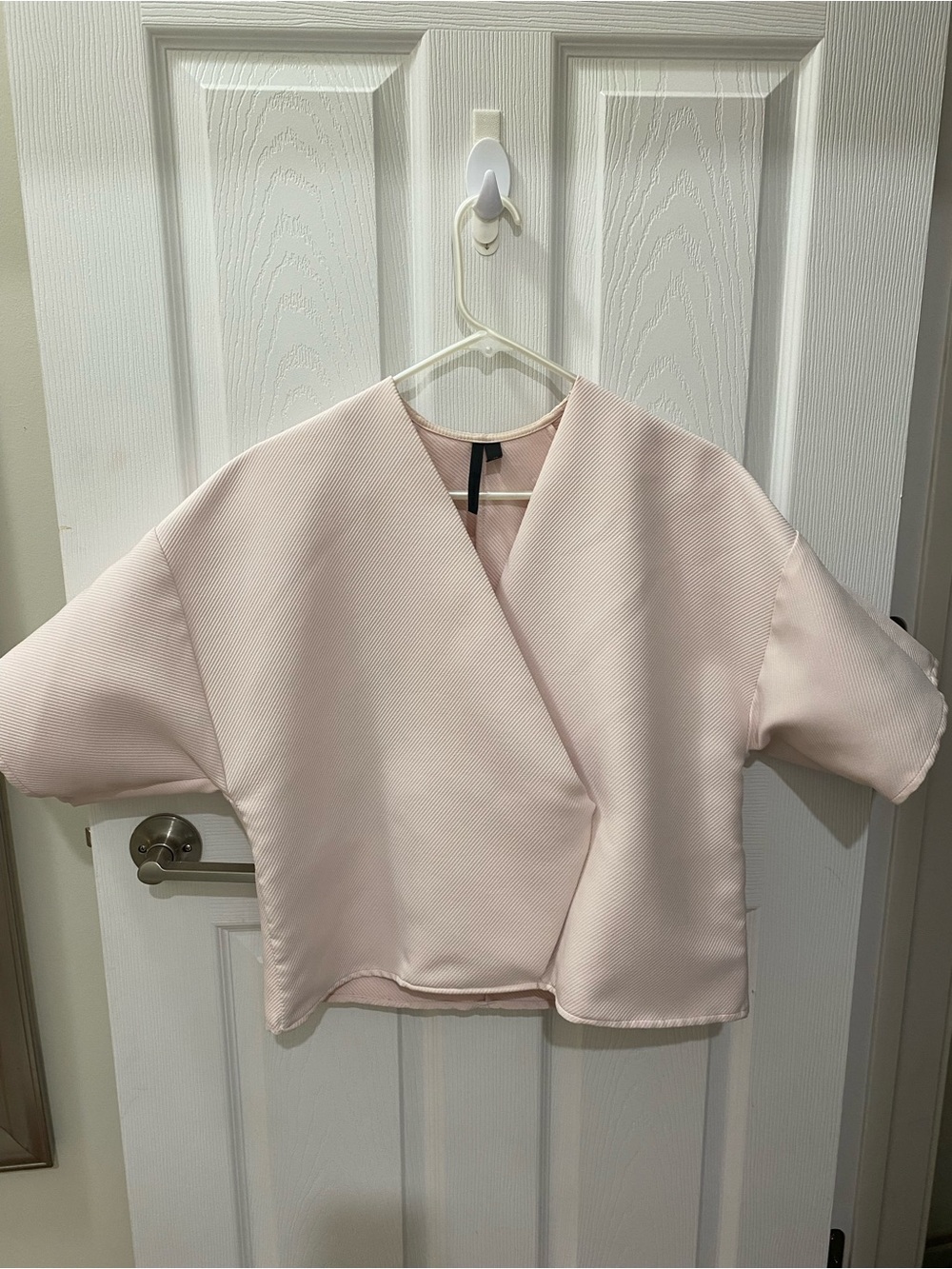 Light Blush Wrap Boxy Tunic